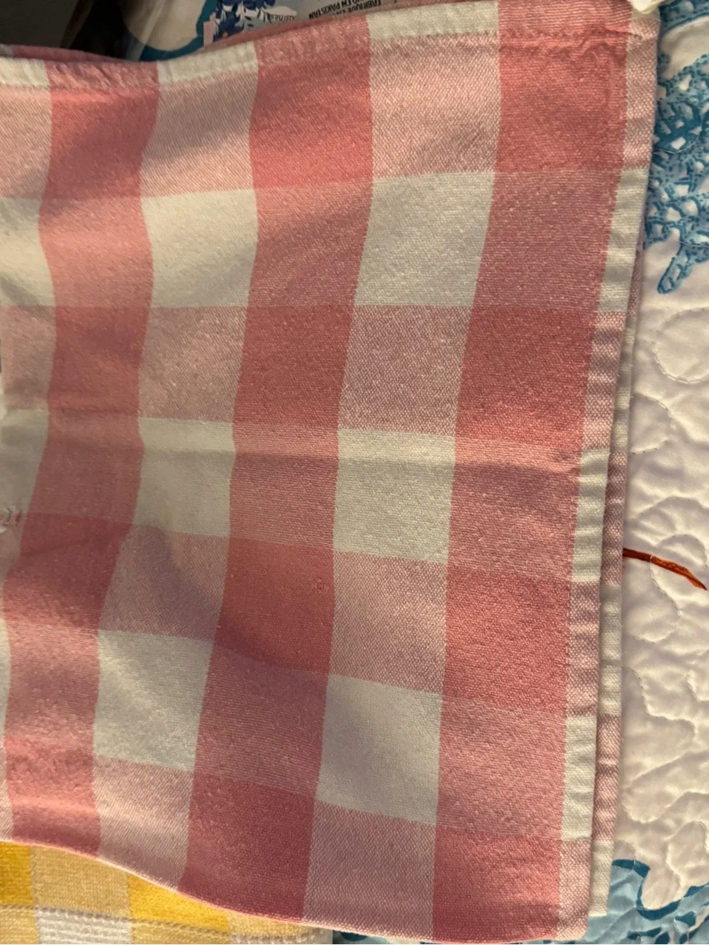 Dish Pink Gingham Bottoms - Brand Unspecified